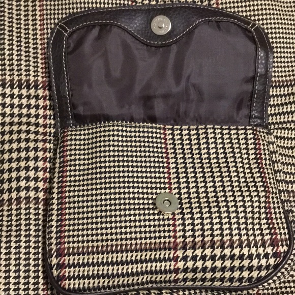 NEVER USED Chaps Classic Chic Plaid Bag Checkered - Picture 3 of 15
